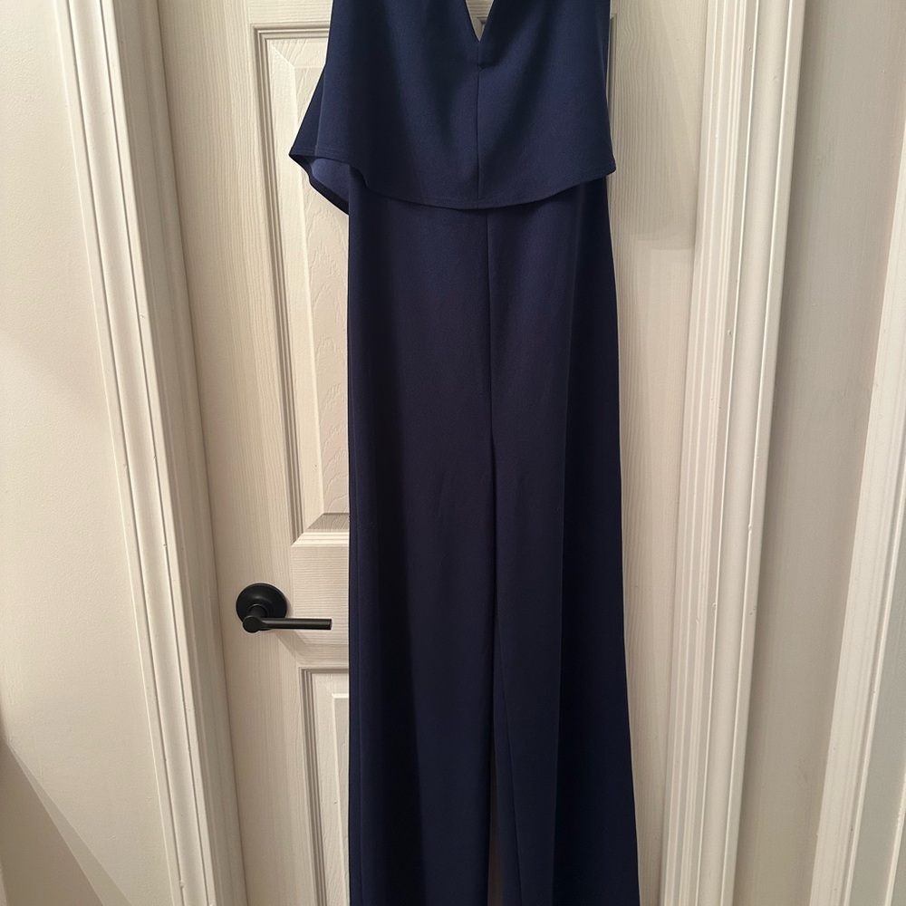 Lulus Elegant Navy Jumpsuit